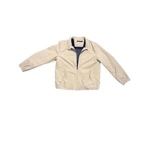 Nautica Lightweight Zip-Up Jacket – Beige / Tan Windbreaker